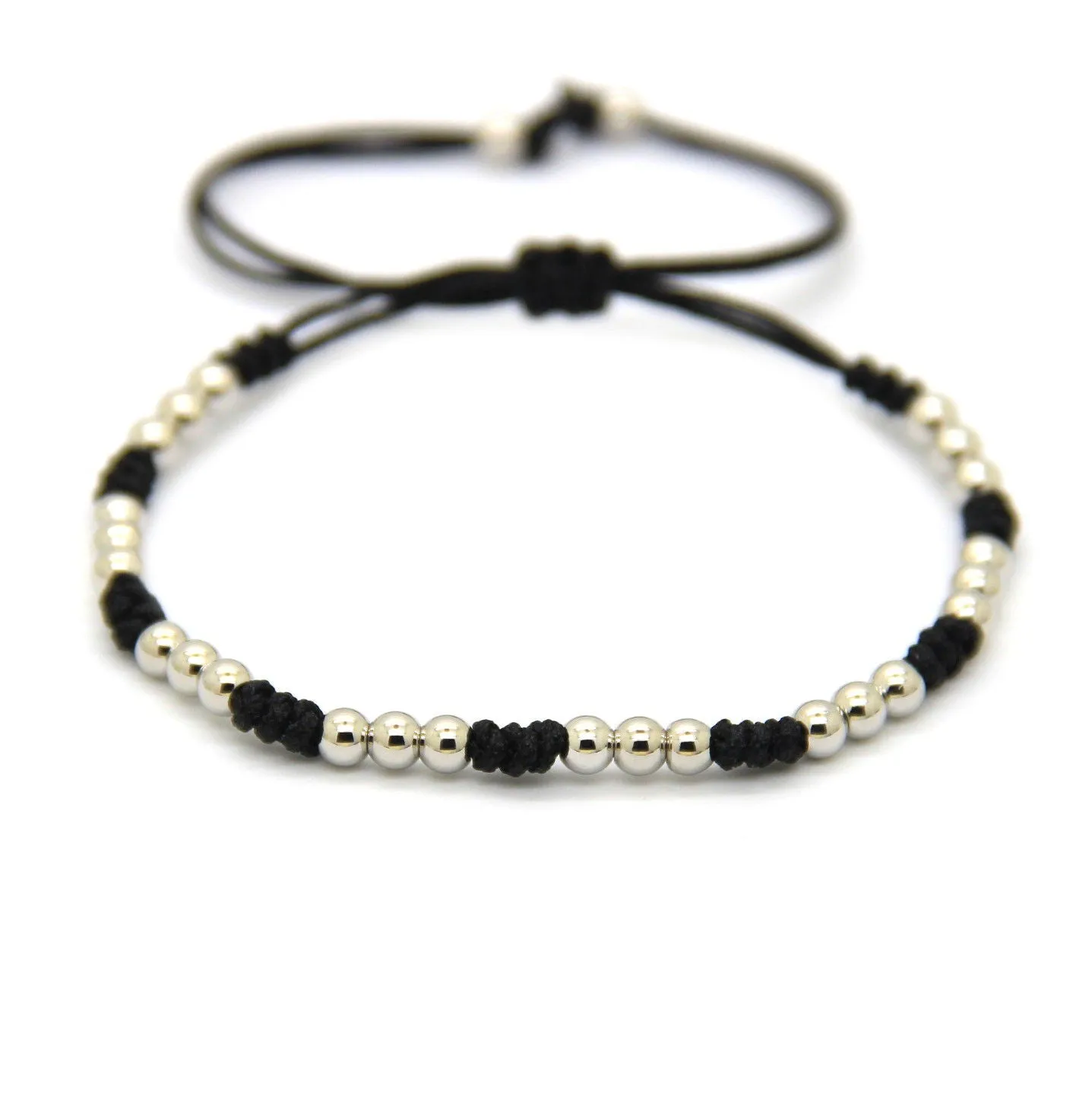 18K Plated 3 Colours 4mm Balls Trio Layer
