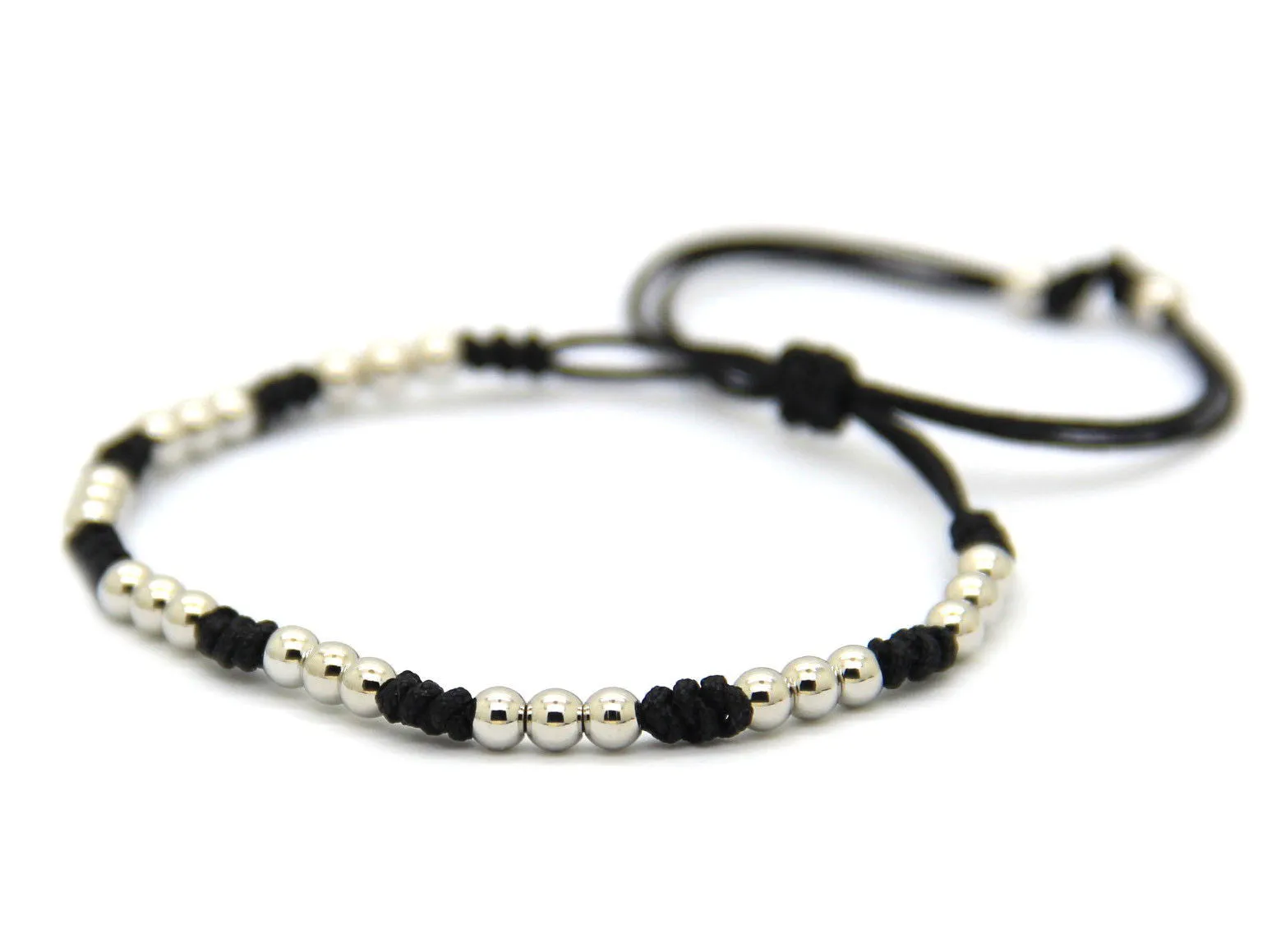 18K Plated 3 Colours 4mm Balls Trio Layer