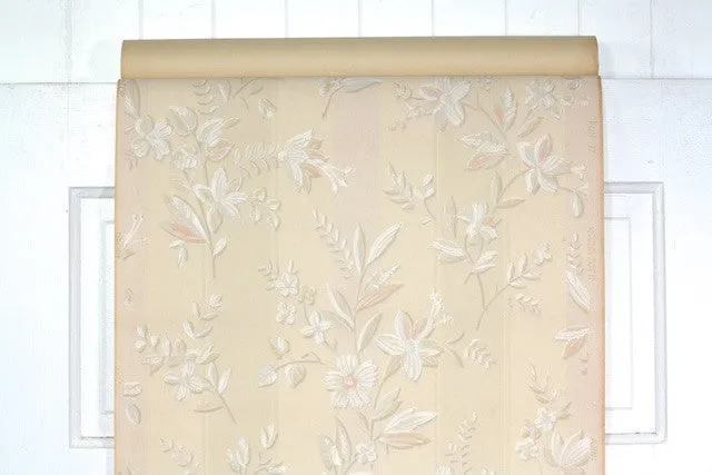 1920s Floral Vintage Wallpaper