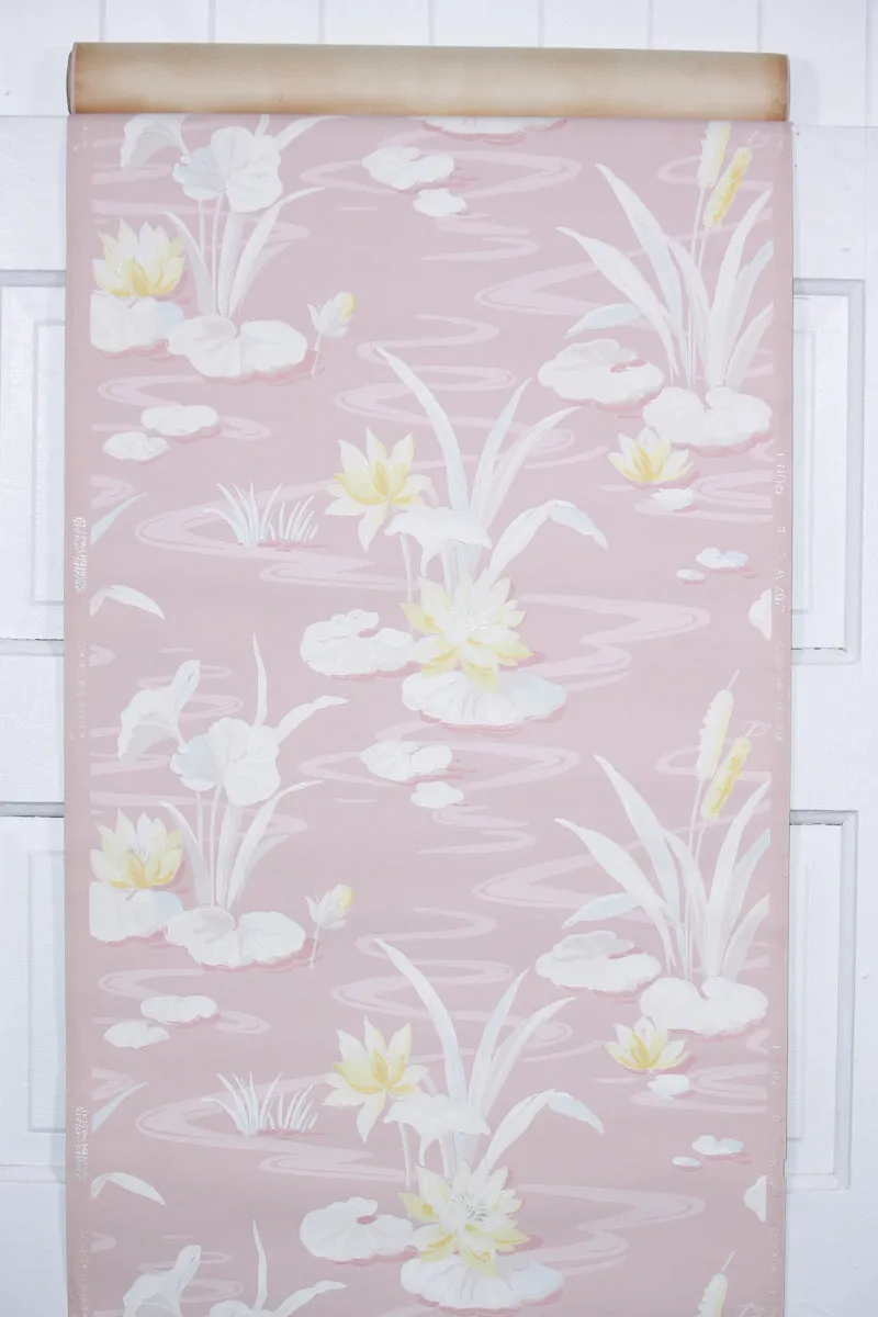 1940s Bathroom Vintage Wallpaper