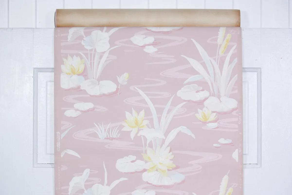 1940s Bathroom Vintage Wallpaper