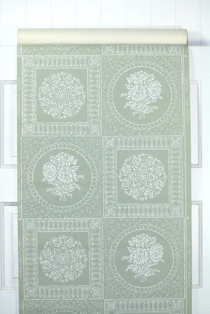 1940s Floral Vintage Wallpaper