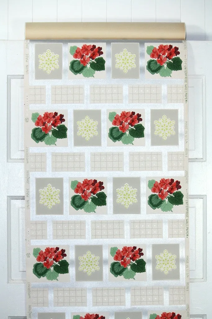 1940s Kitchen Vintage Wallpaper