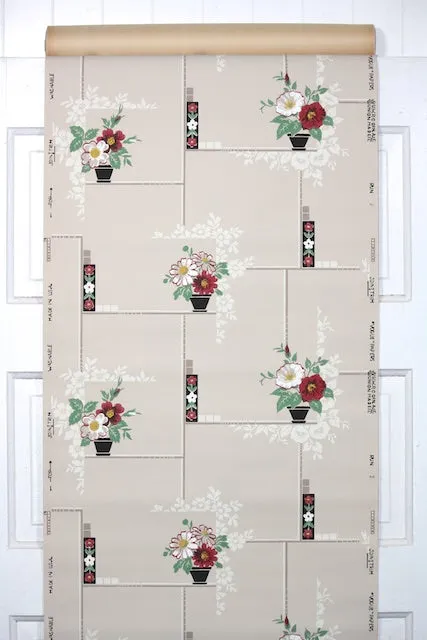 1940s Kitchen Vintage Wallpaper
