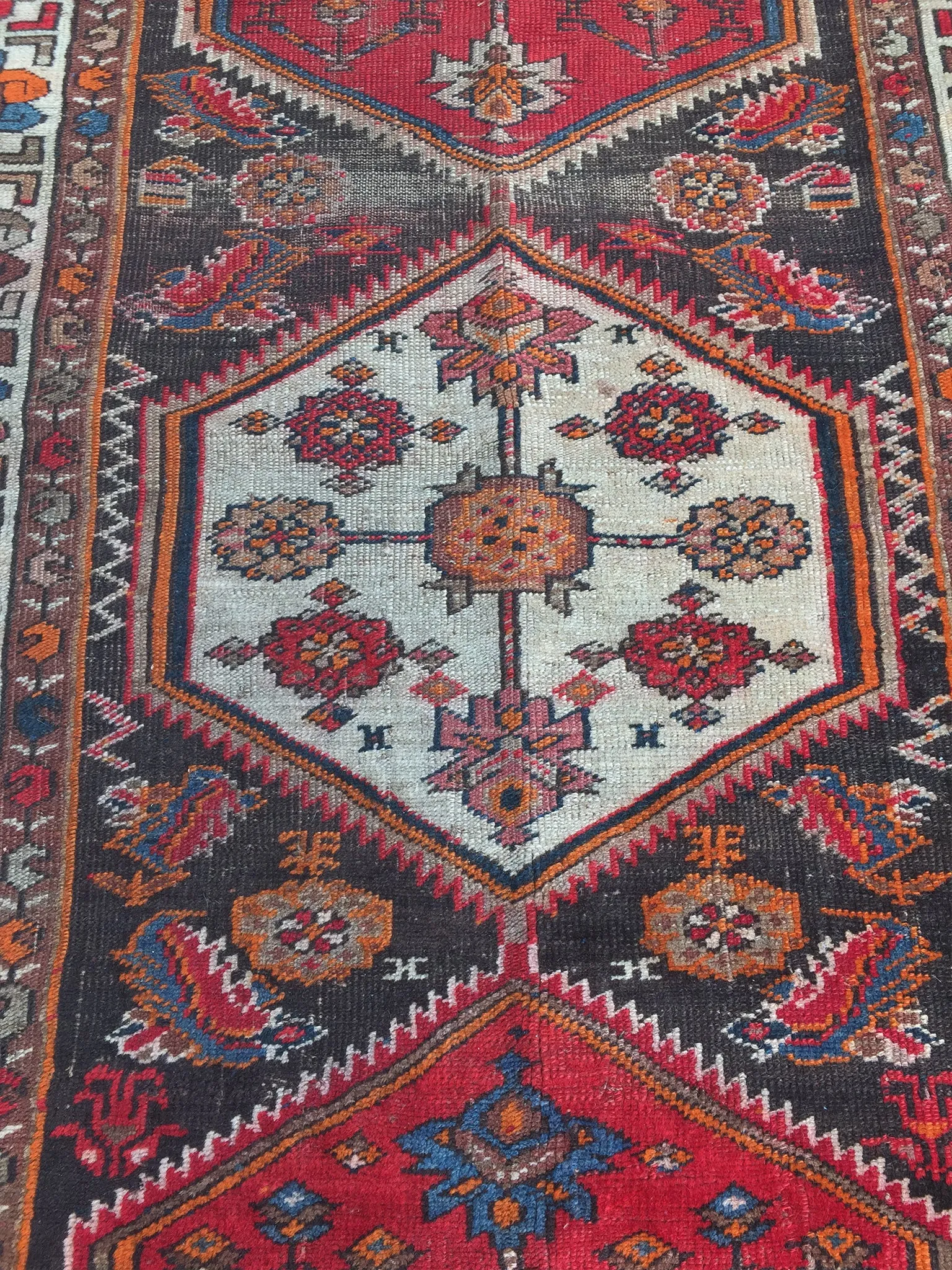 1940s Persian Runner Rug - 55" x 100" - ON HOLD