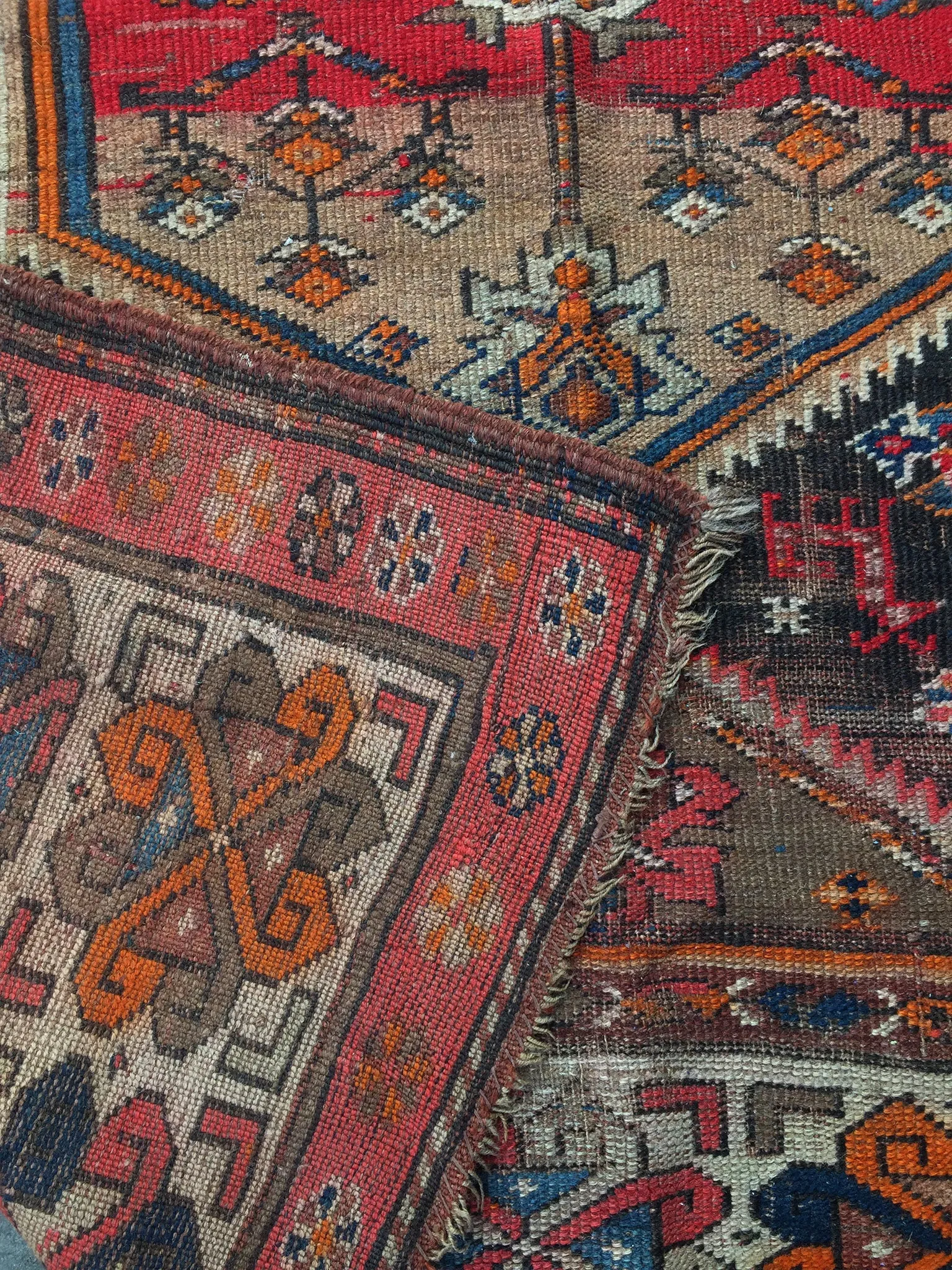 1940s Persian Runner Rug - 55" x 100" - ON HOLD