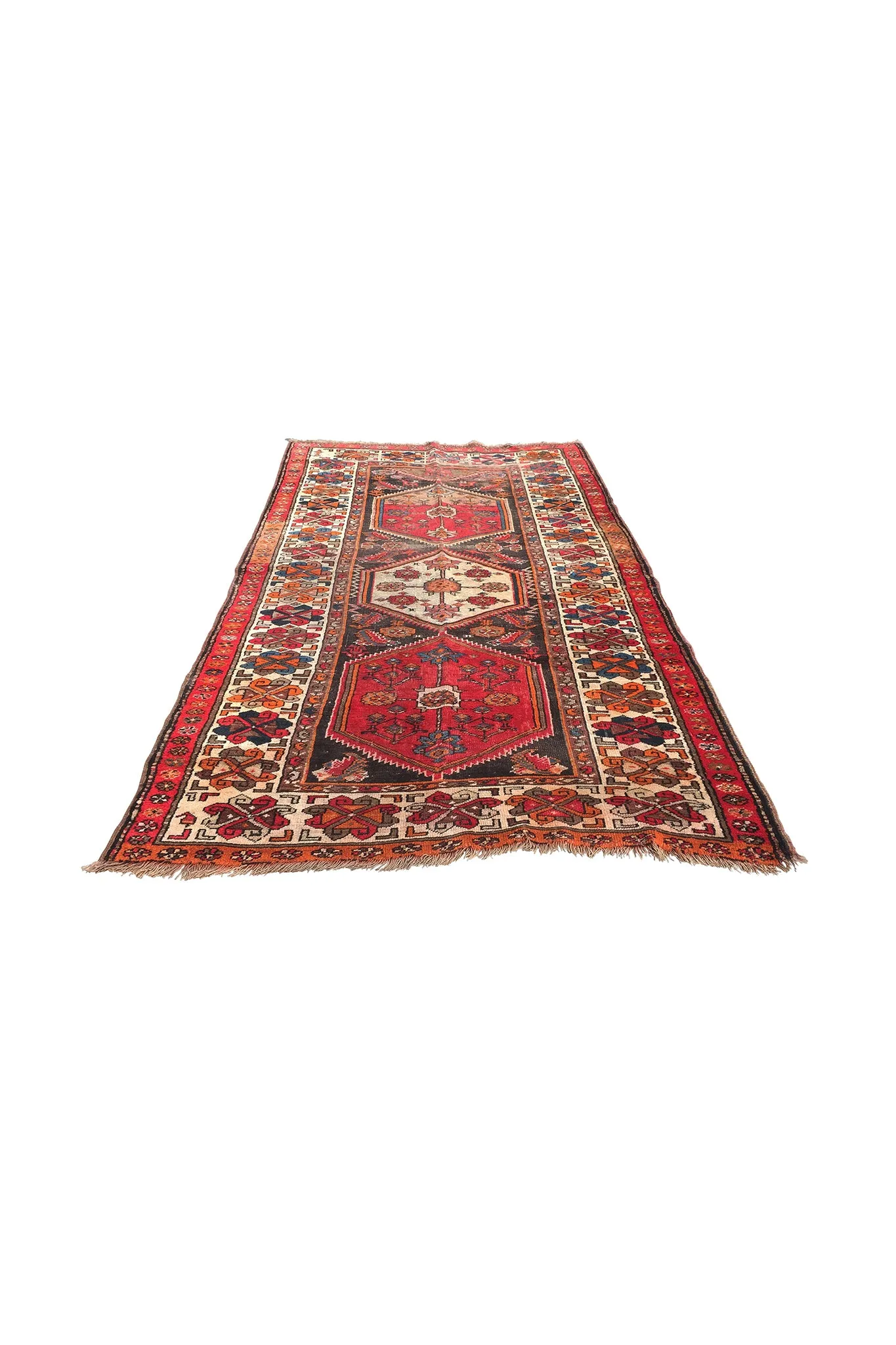 1940s Persian Runner Rug - 55" x 100" - ON HOLD