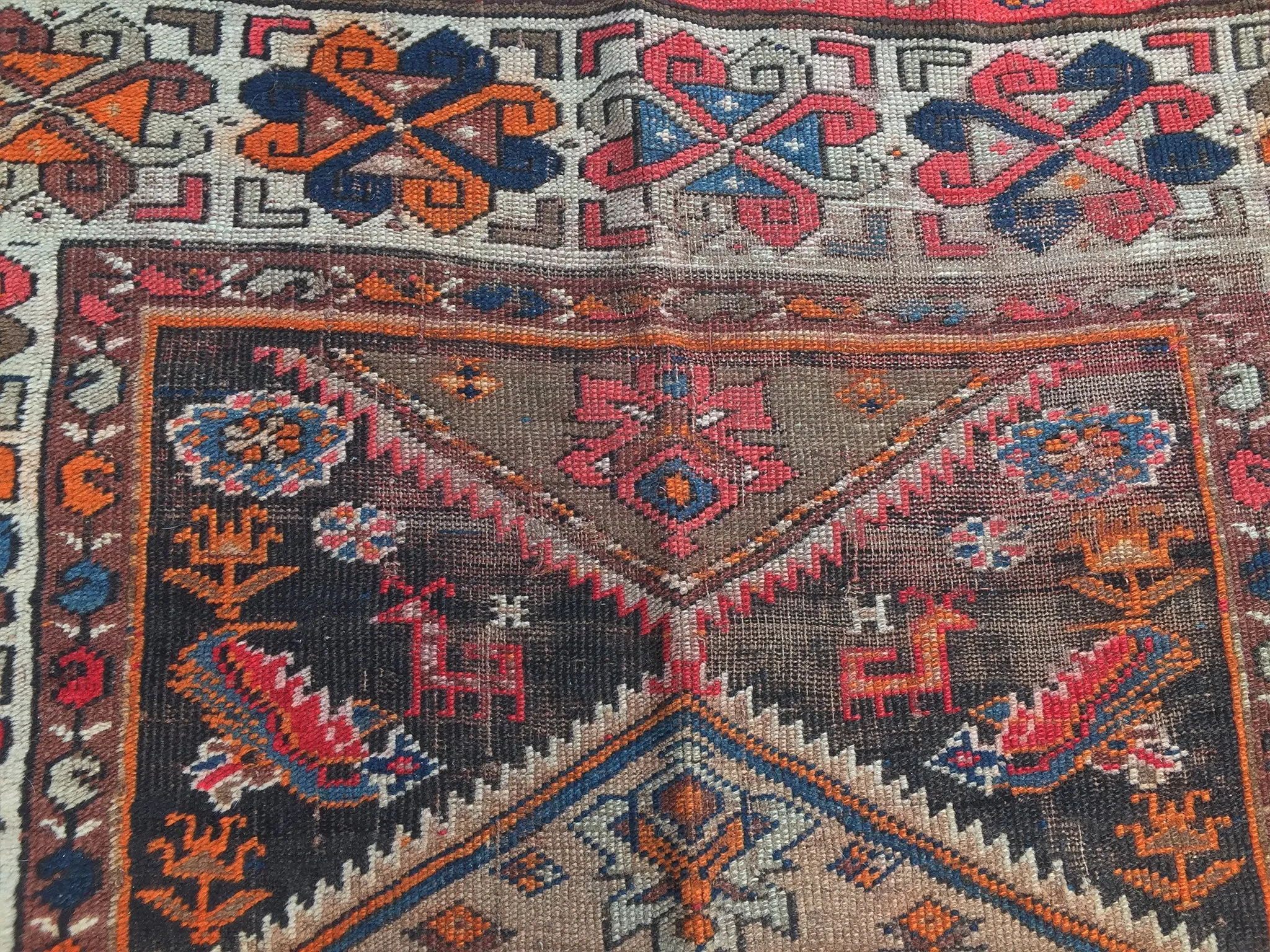 1940s Persian Runner Rug - 55" x 100" - ON HOLD