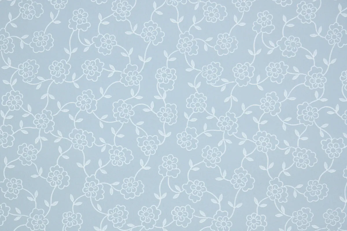 1950s Floral Vintage Wallpaper