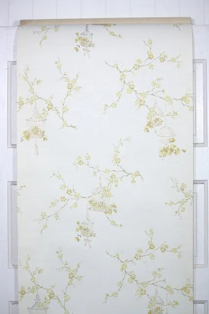 1950s Floral Vintage Wallpaper