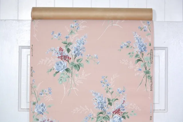 1950s Floral Vintage Wallpaper