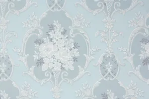 1950s Floral Vintage Wallpaper