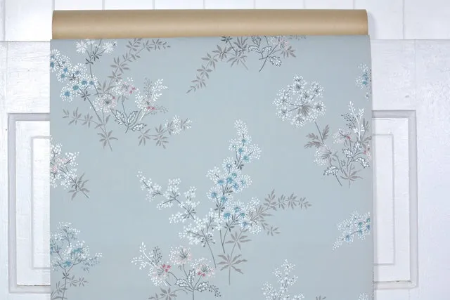 1950s Floral Vintage Wallpaper
