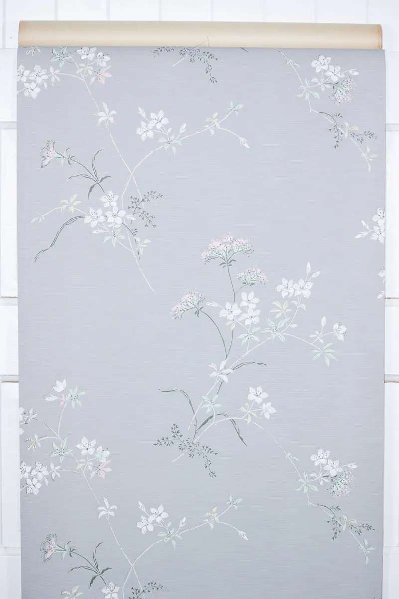 1950s Floral Vintage Wallpaper
