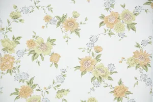 1950s Floral Vintage Wallpaper