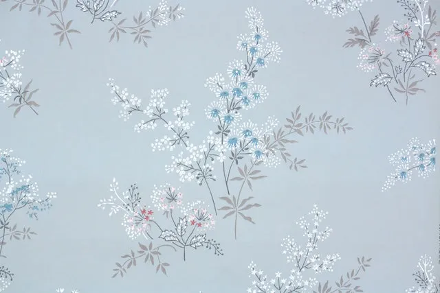 1950s Floral Vintage Wallpaper
