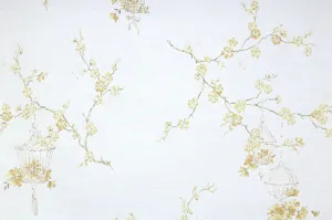 1950s Floral Vintage Wallpaper