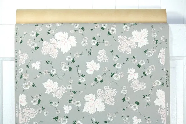 1950s Floral Vintage Wallpaper
