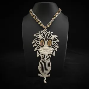 1960s Alan Lion Pendant Necklace