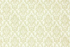 1970s Floral Damask Vintage Wallpaper