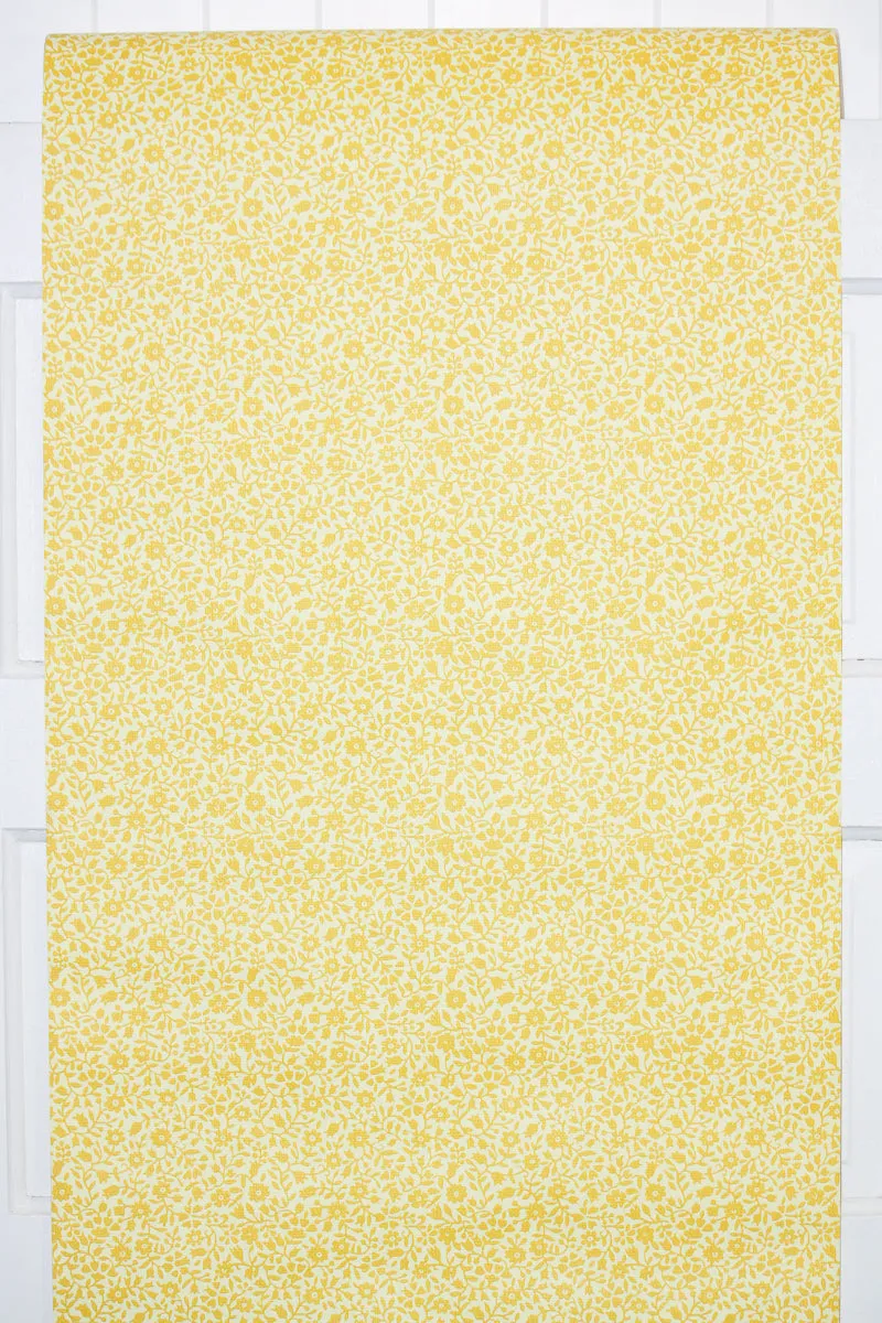 1970s Floral Vintage Wallpaper