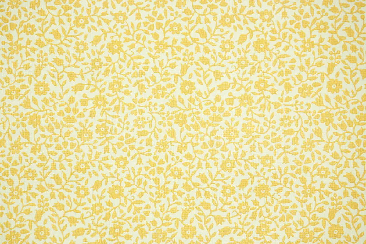 1970s Floral Vintage Wallpaper