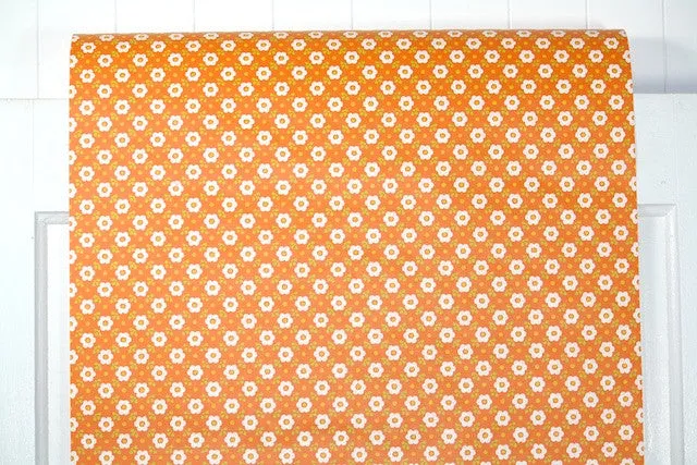 1970s Floral Vintage Wallpaper