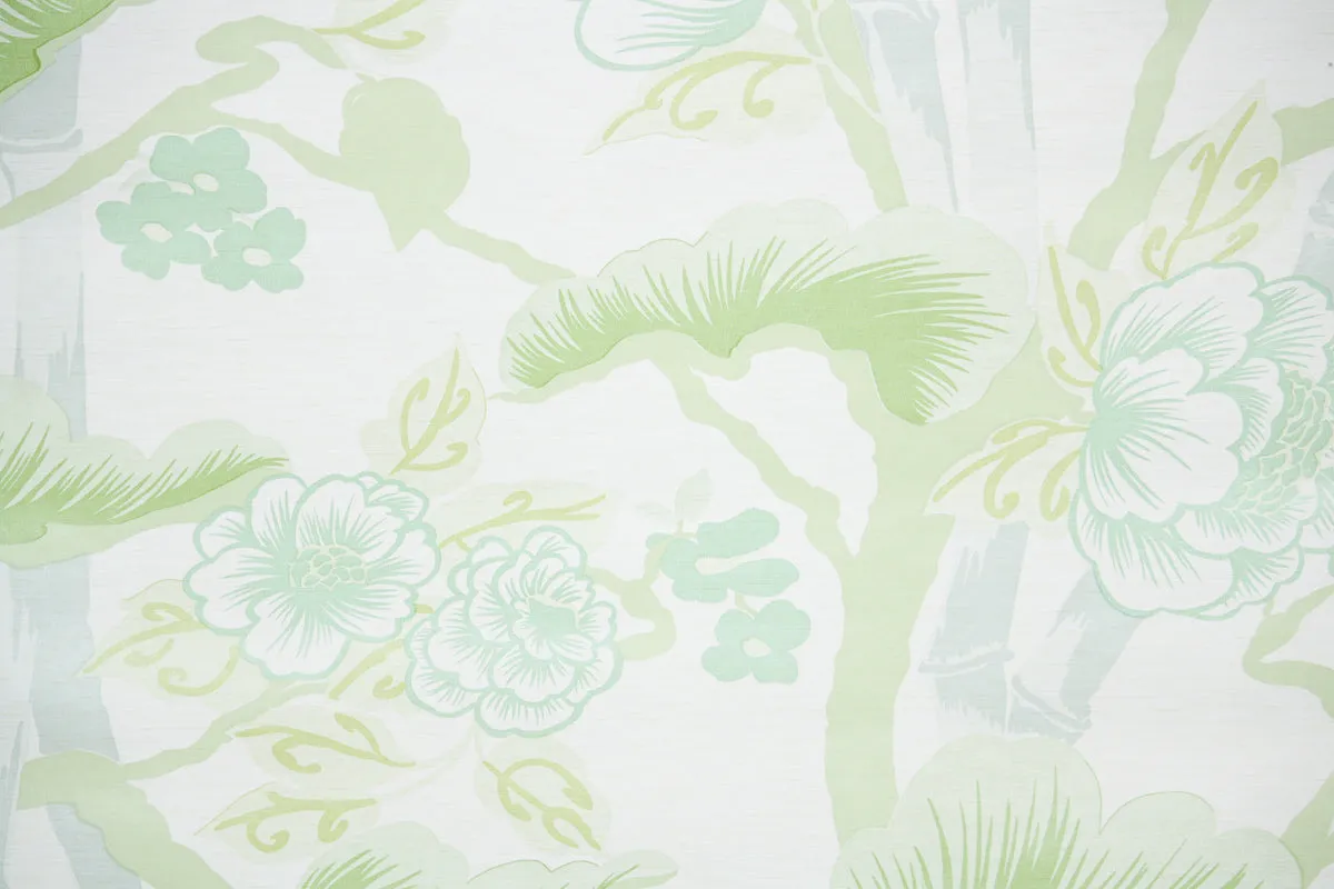 1970s Floral Vintage Wallpaper