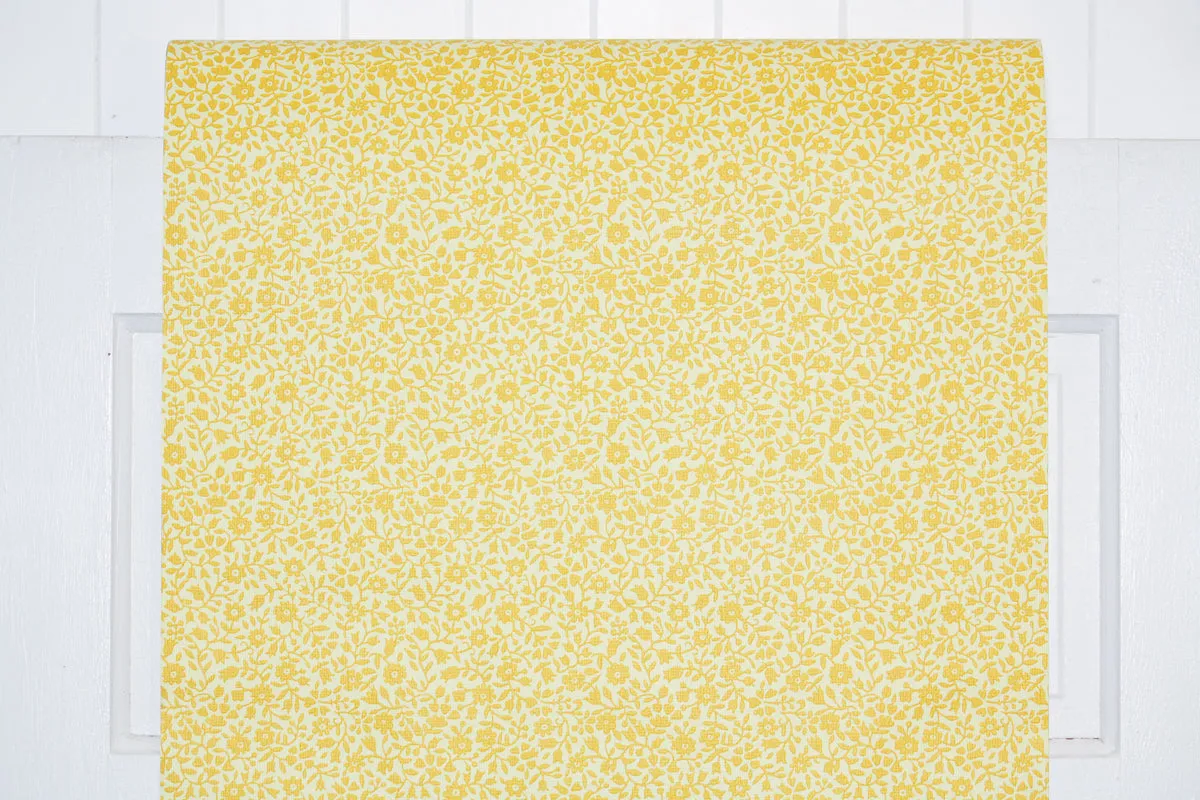 1970s Floral Vintage Wallpaper