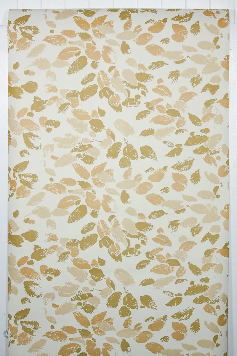 1970s Floral Vintage Wallpaper