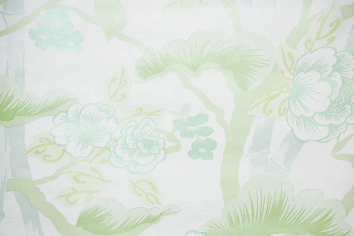 1970s Floral Vintage Wallpaper