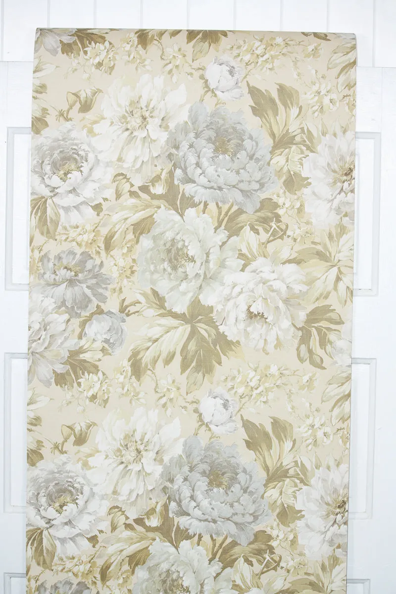 1970s Floral Vintage Wallpaper