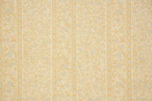 1970s Floral Vinyl Vintage Wallpaper