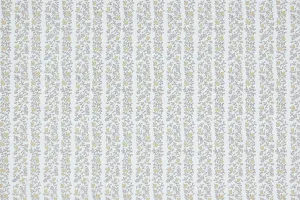 1980s Floral Stripe Vintage Wallpaper
