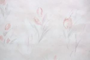 1980s Floral Vintage Wallpaper