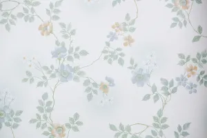 1980s Floral Vintage Wallpaper