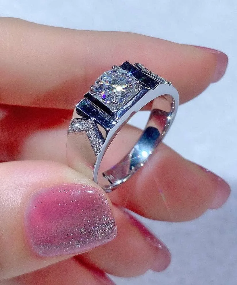 1ct Round Diamond Simple Classic Ring