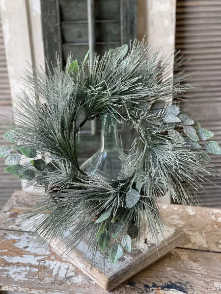 20" glacial mist candle ring