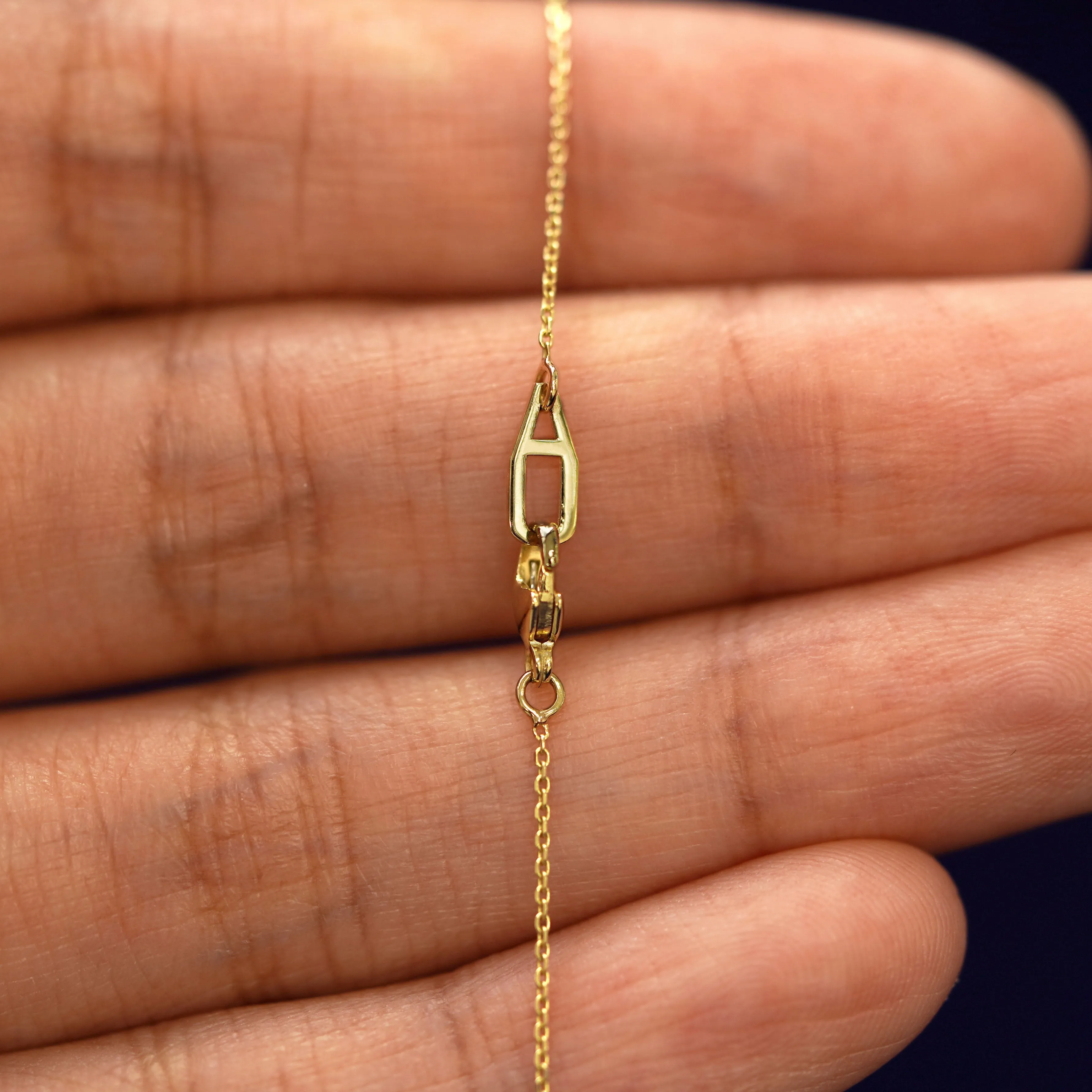 5 Diamond Cable Necklace