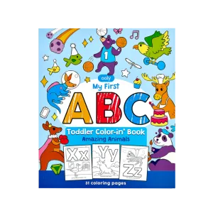 ABC: Amazing Animals Toddler Coloring Book