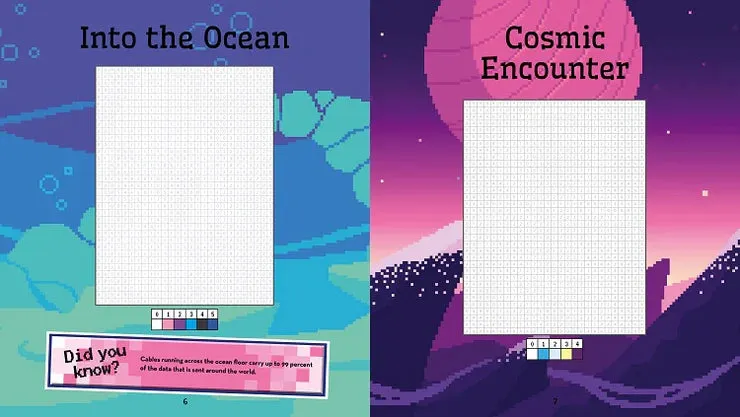 Amazing Pixel Colouring Book