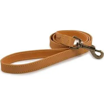 Ancol Timberwolf Leather Dog Lead