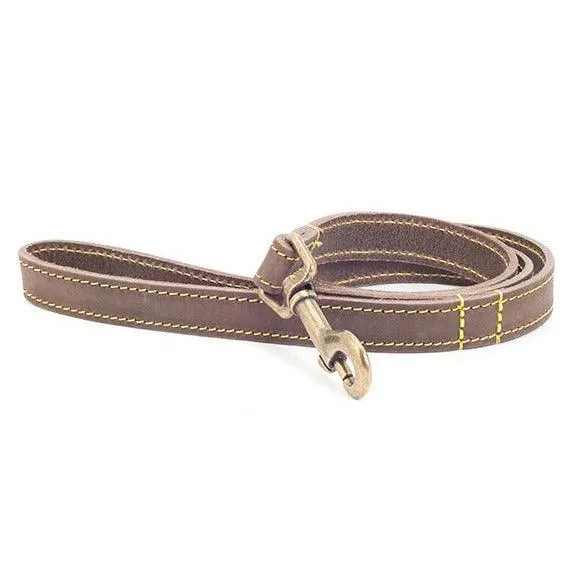 Ancol Timberwolf Leather Dog Lead