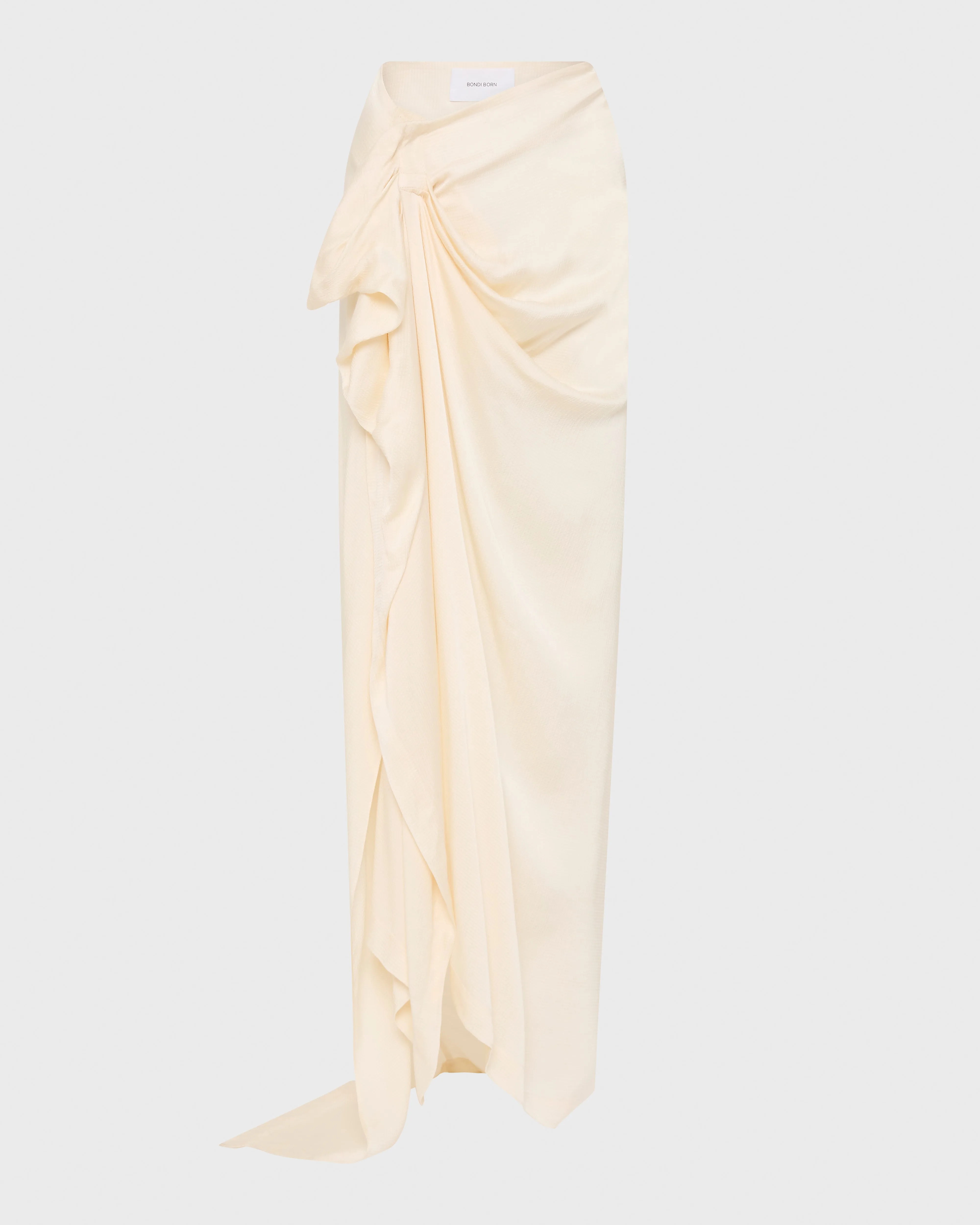 Ardea Draped Skirt - Pearl
