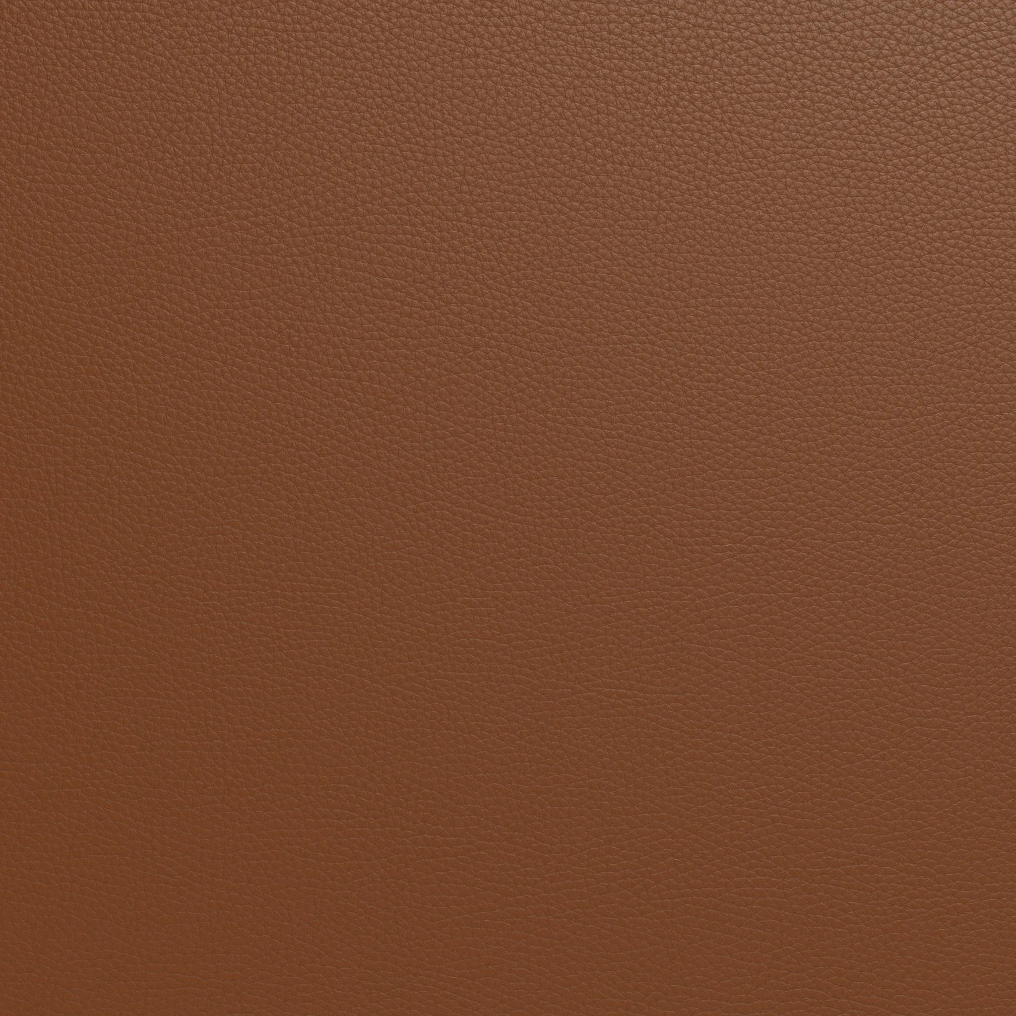Ari 18" Leather Round Ottoman