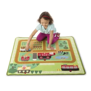 Around the Barnyard Farm Rug