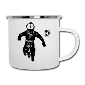 Astronaut Metal Enamel Camper Mug
