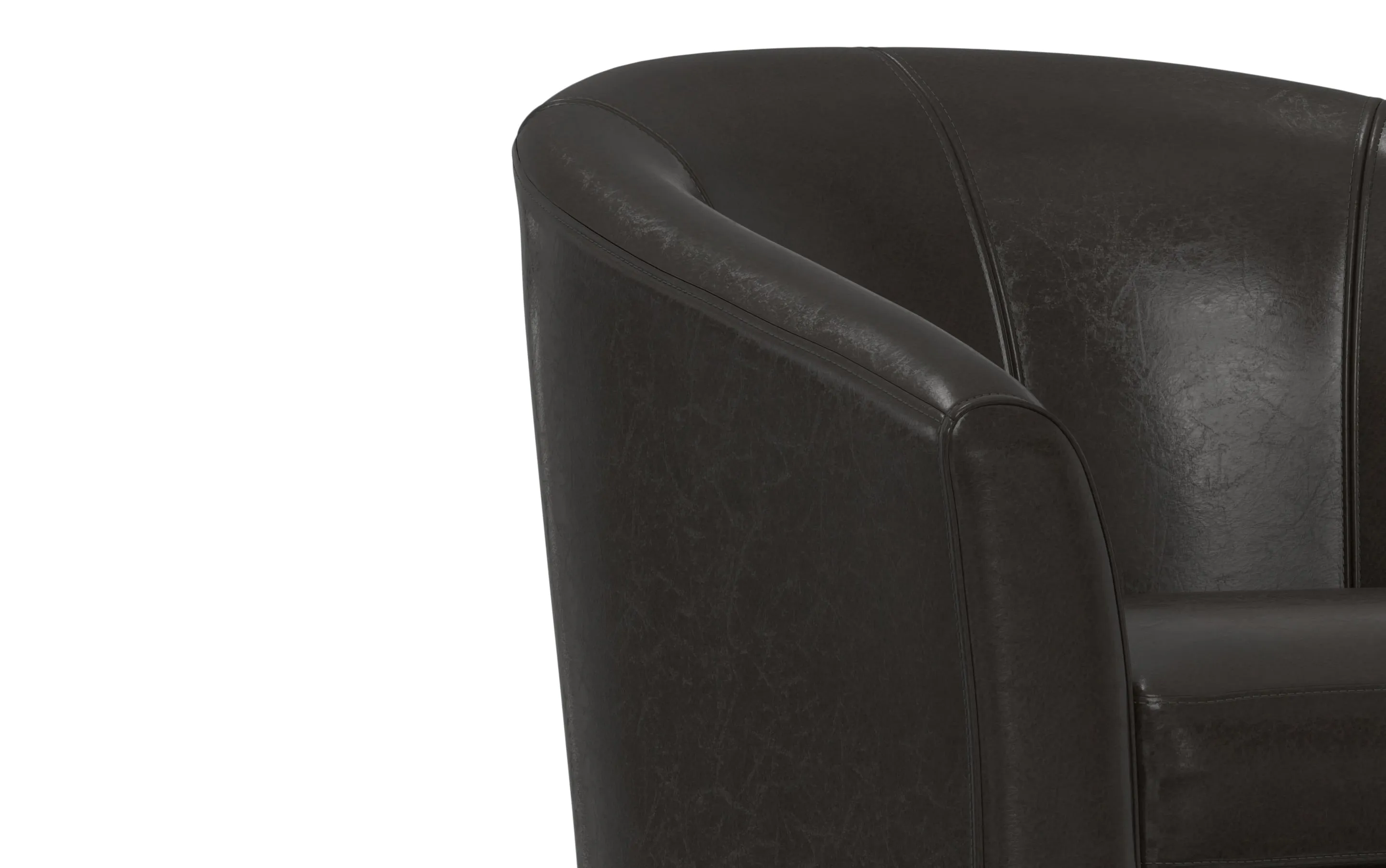 Austin Accent Chair in Vegan Leather