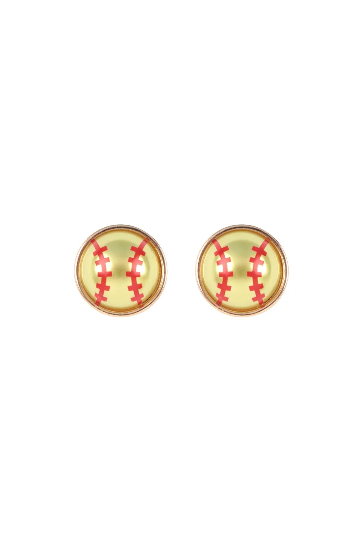 BALL SHAPED PEARL POST EARRINGS