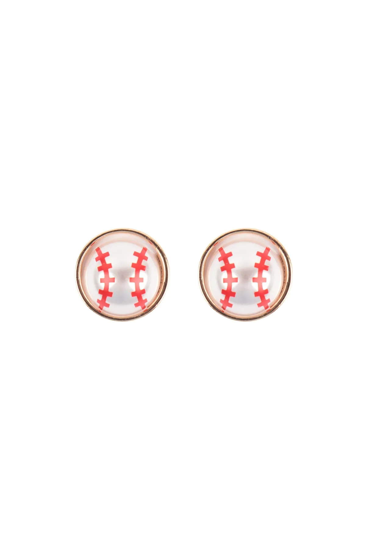 BALL SHAPED PEARL POST EARRINGS